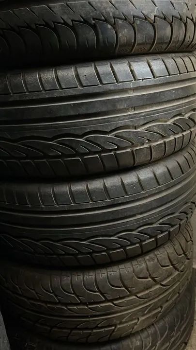 Pneu 185/55/15 Dunlop 90% de aproveitamento - Foto 2