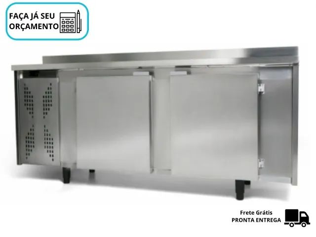 Balcão de Encosto Inox Polar 2M 