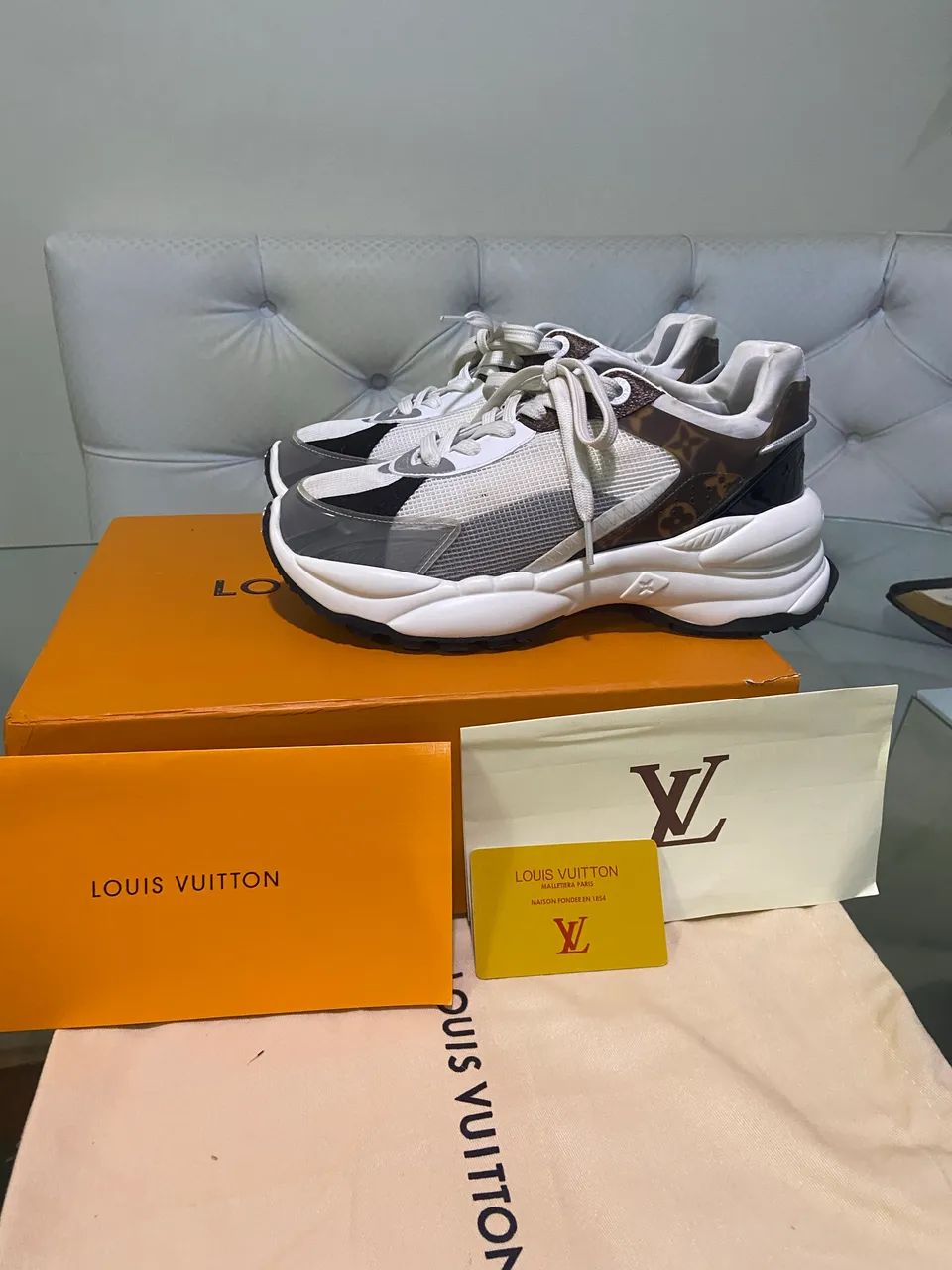 Tênis Louis Vuitton RUN 55  - Foto 3