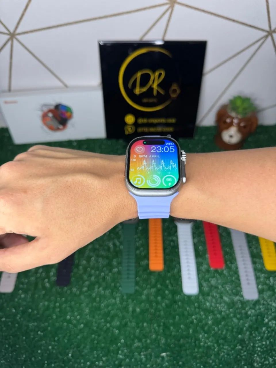 Smartwatch relogio inteligente IWO W69 Microwear Pulseira e pelicula brinde Promoção - Foto 4