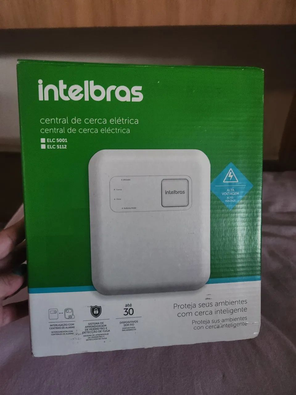 Central de Cerca Elétrica Intelbras ELC 5001