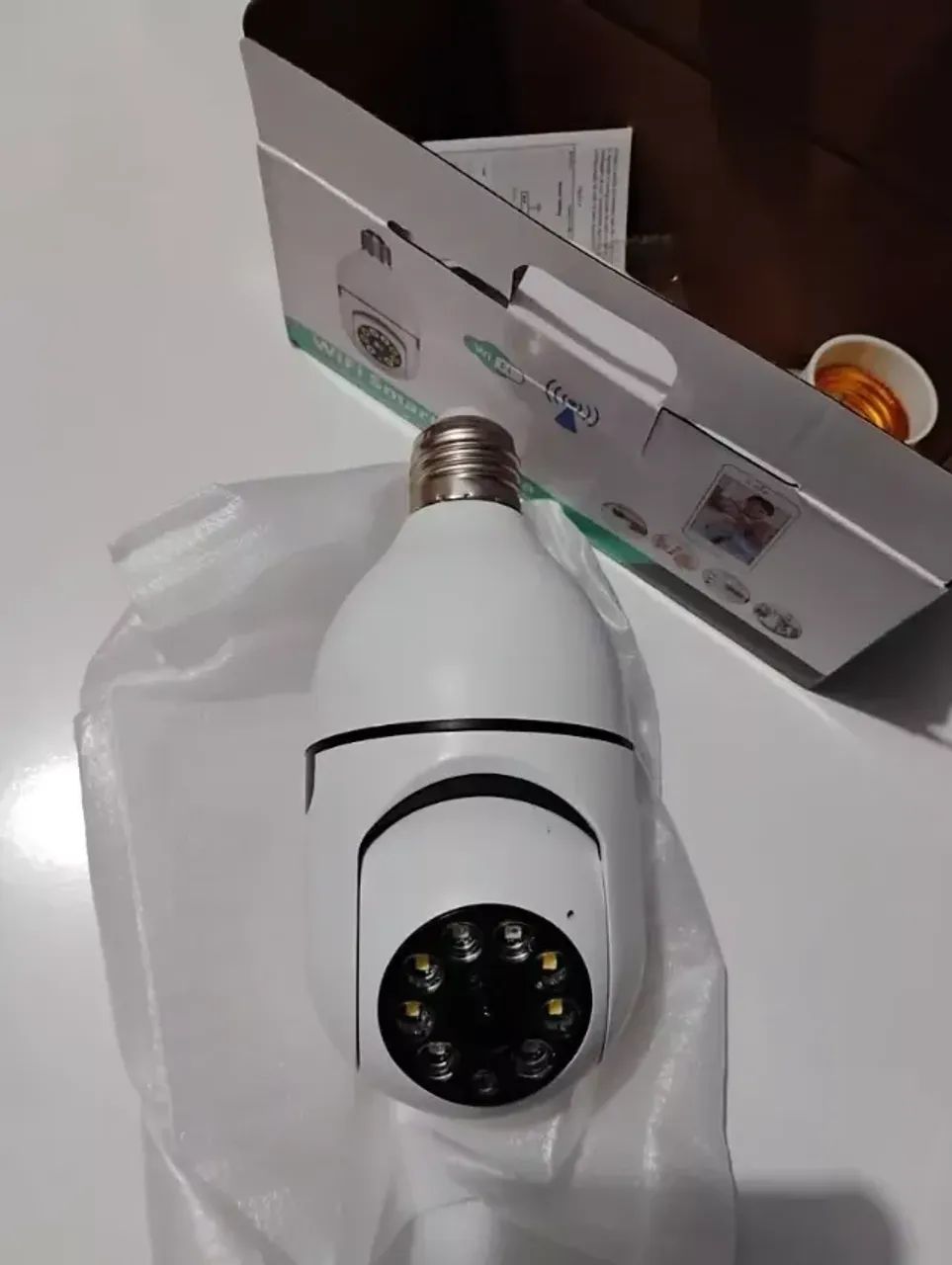 Câmera Wi-Fi 360° | Pague na Entrega | Visão Noturna, Instala Fácil | Áudio Bidirecional - Foto 4