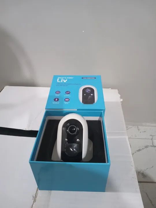 Câmera Portátil Inteligente Multilaser Liv Full HD Wi-Fi - Foto 2