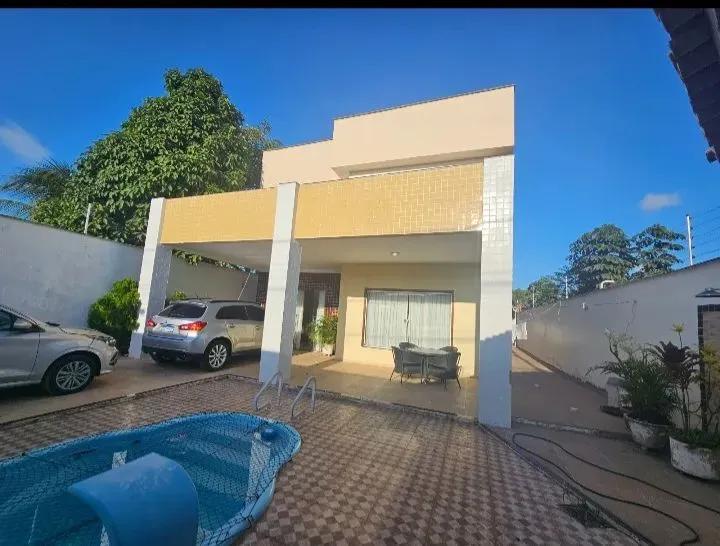 Alugo casa mobiliada com 4 suites -- com area de lazer com piscina --