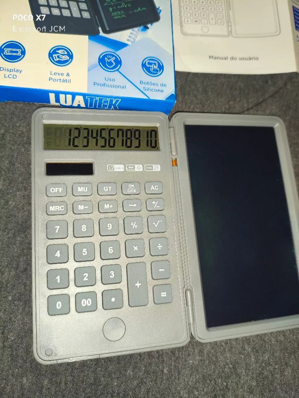  Calculadora Digital Luatek KL-1601!  NOVA. - Foto 2