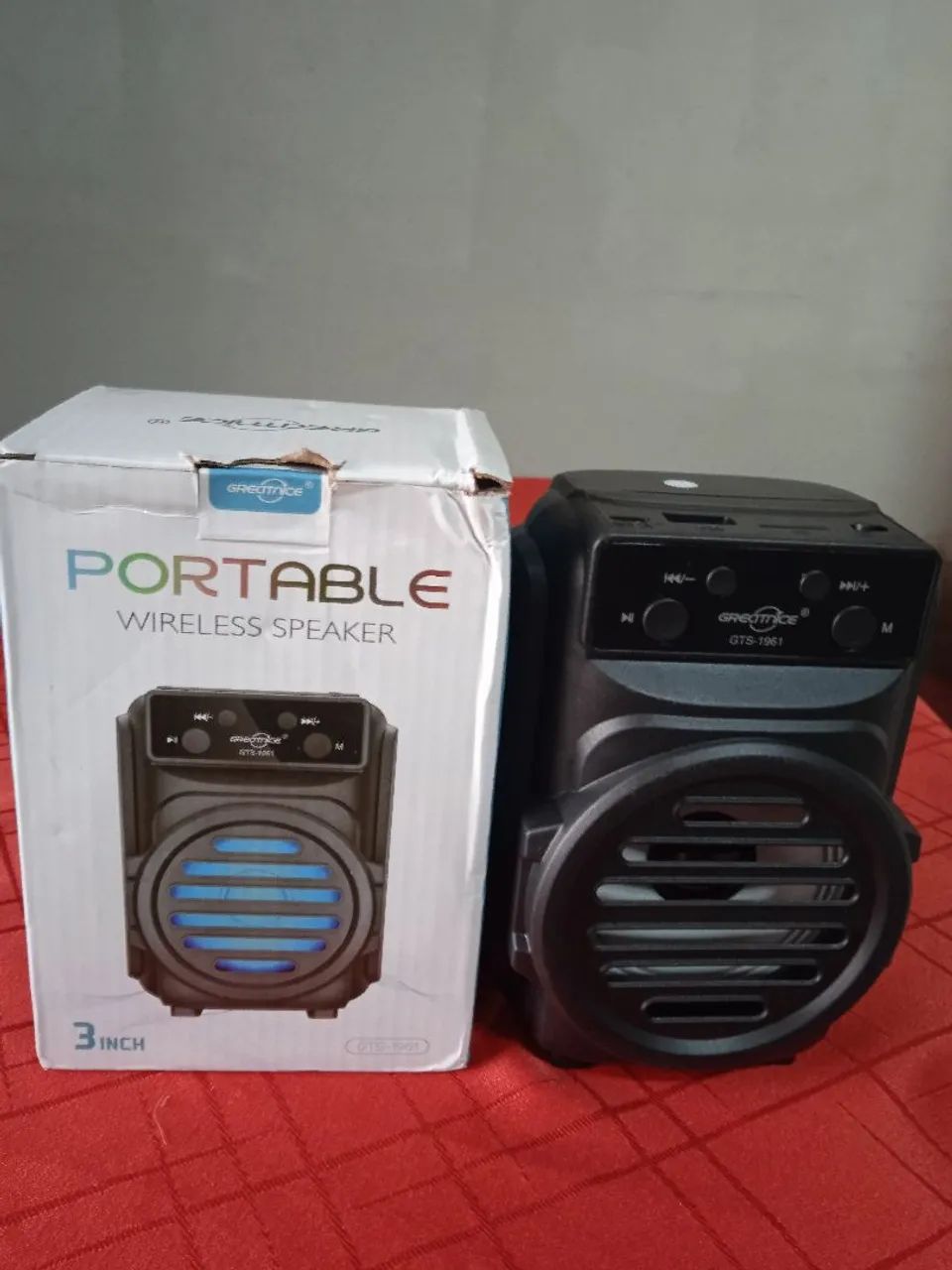 Caixinha de som Bluetooth com Cabo USB  - Foto 4