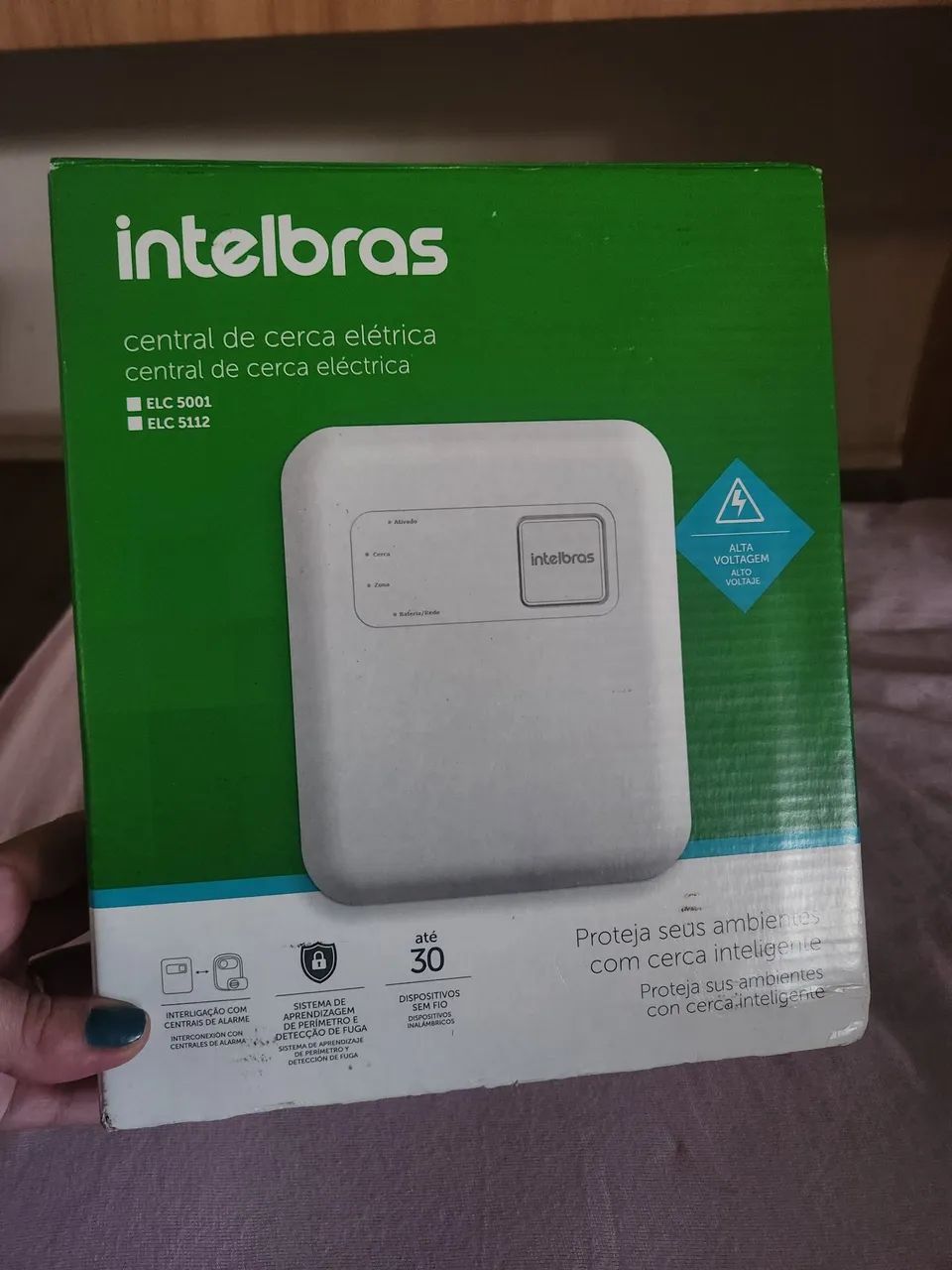 Central de Cerca Elétrica Intelbras ELC 5001 - Foto 2