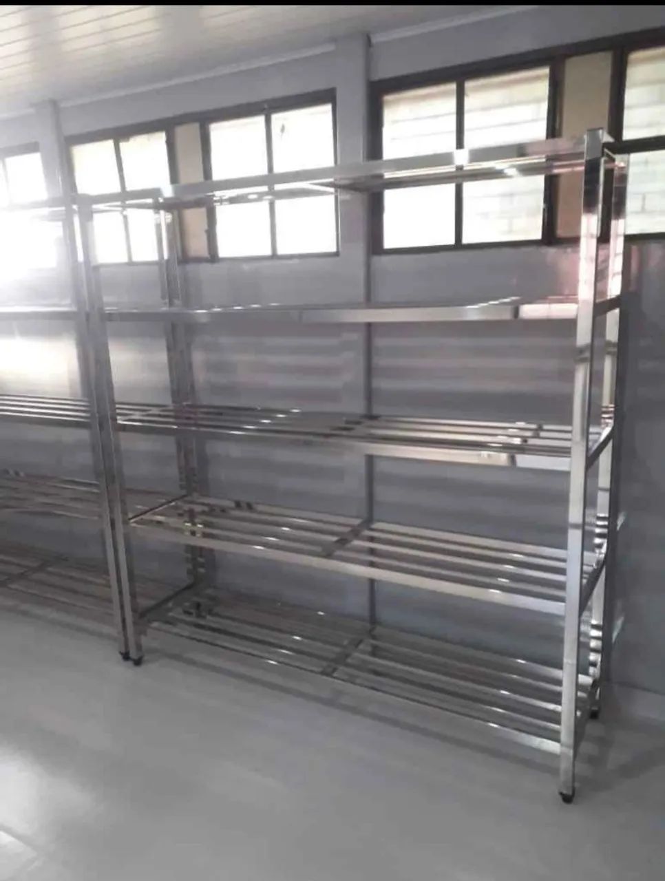 Estantes de aço inox para cozinha industrial - Foto 4