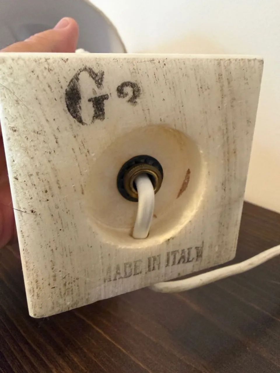 Raro abajur italiano em mármore anos 70  - Foto 3