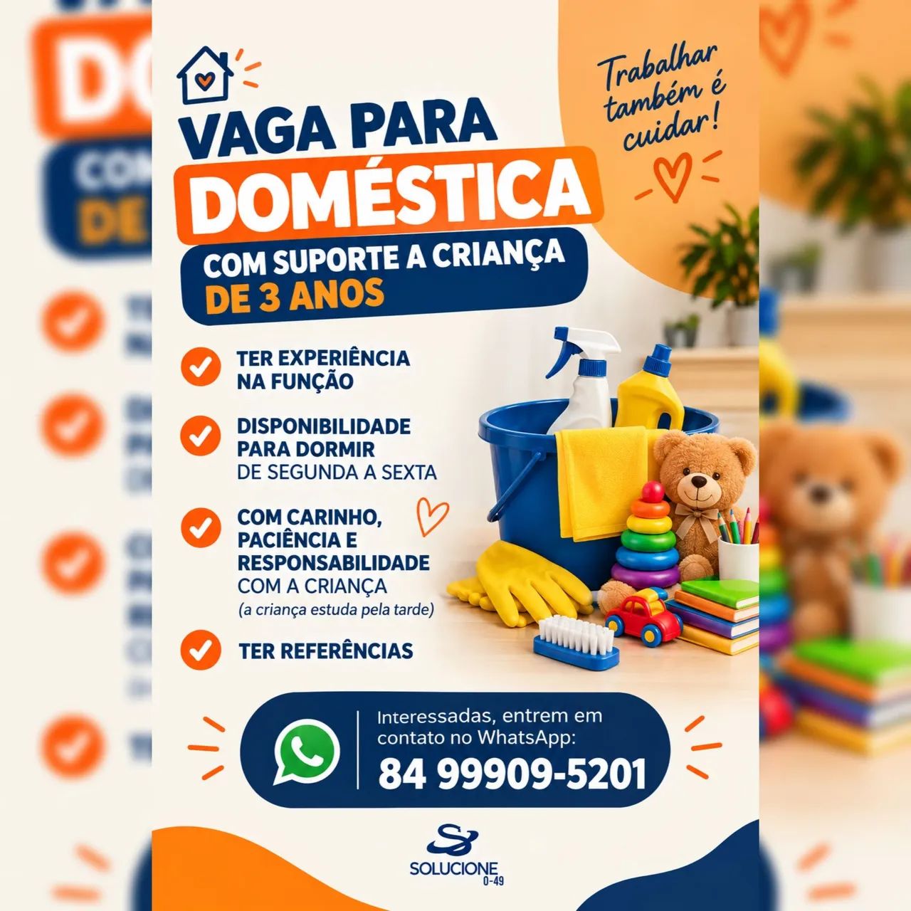 VAGA DOMÉSTICA/BABÁ EM NATAL