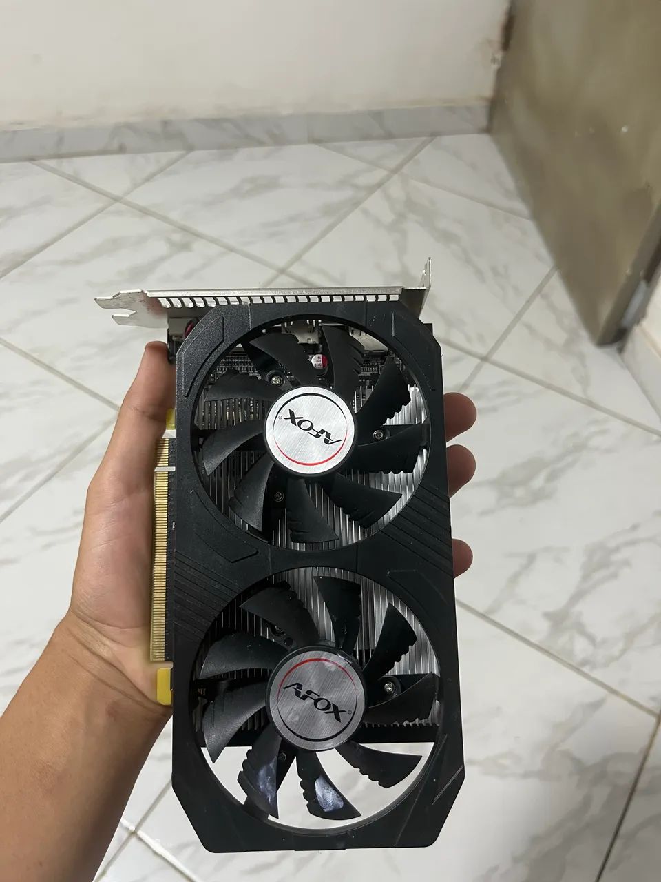 AFOX AMD Radeon RX 550 de 4GB - esse valor pra quem pegar hoje comigo 