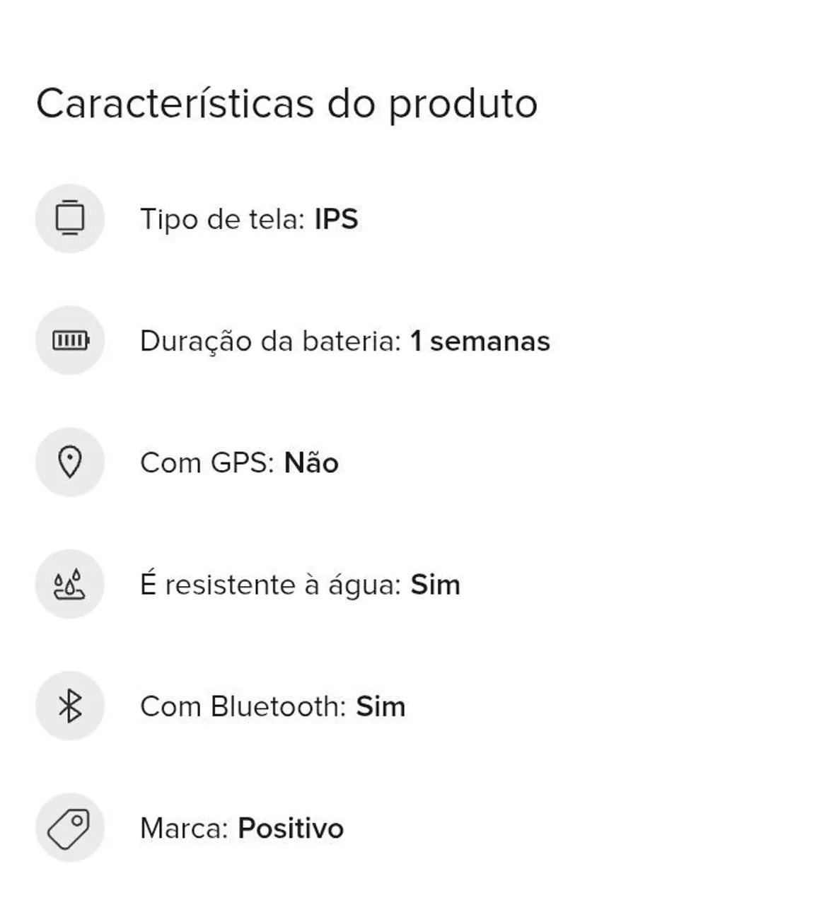 Smartwatch Positivo  - Foto 4