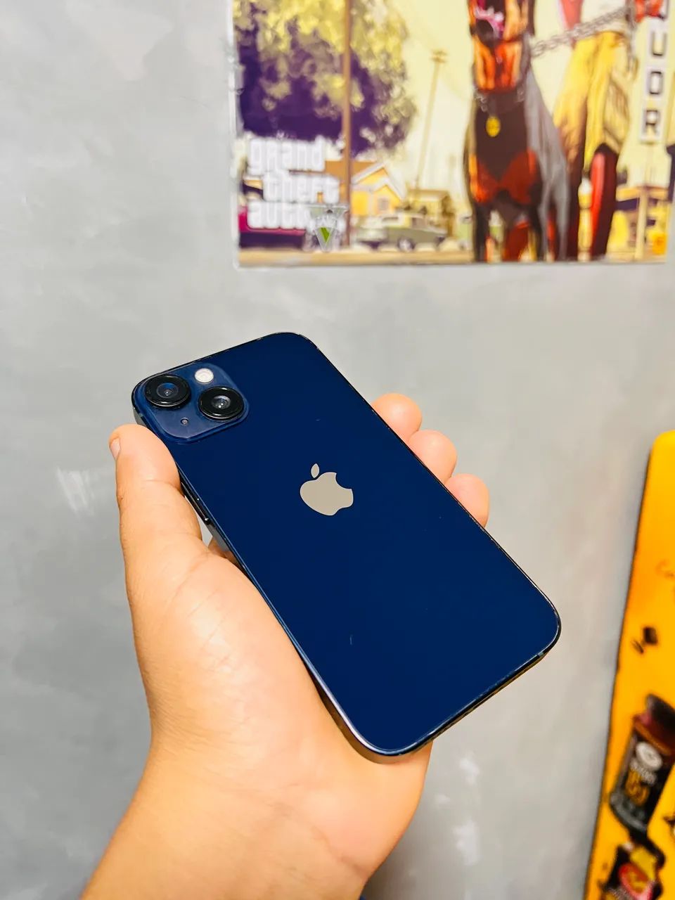iPhone 14 128GB Azul Escuro | Bateria 100% | Sem Marcas | Aceito