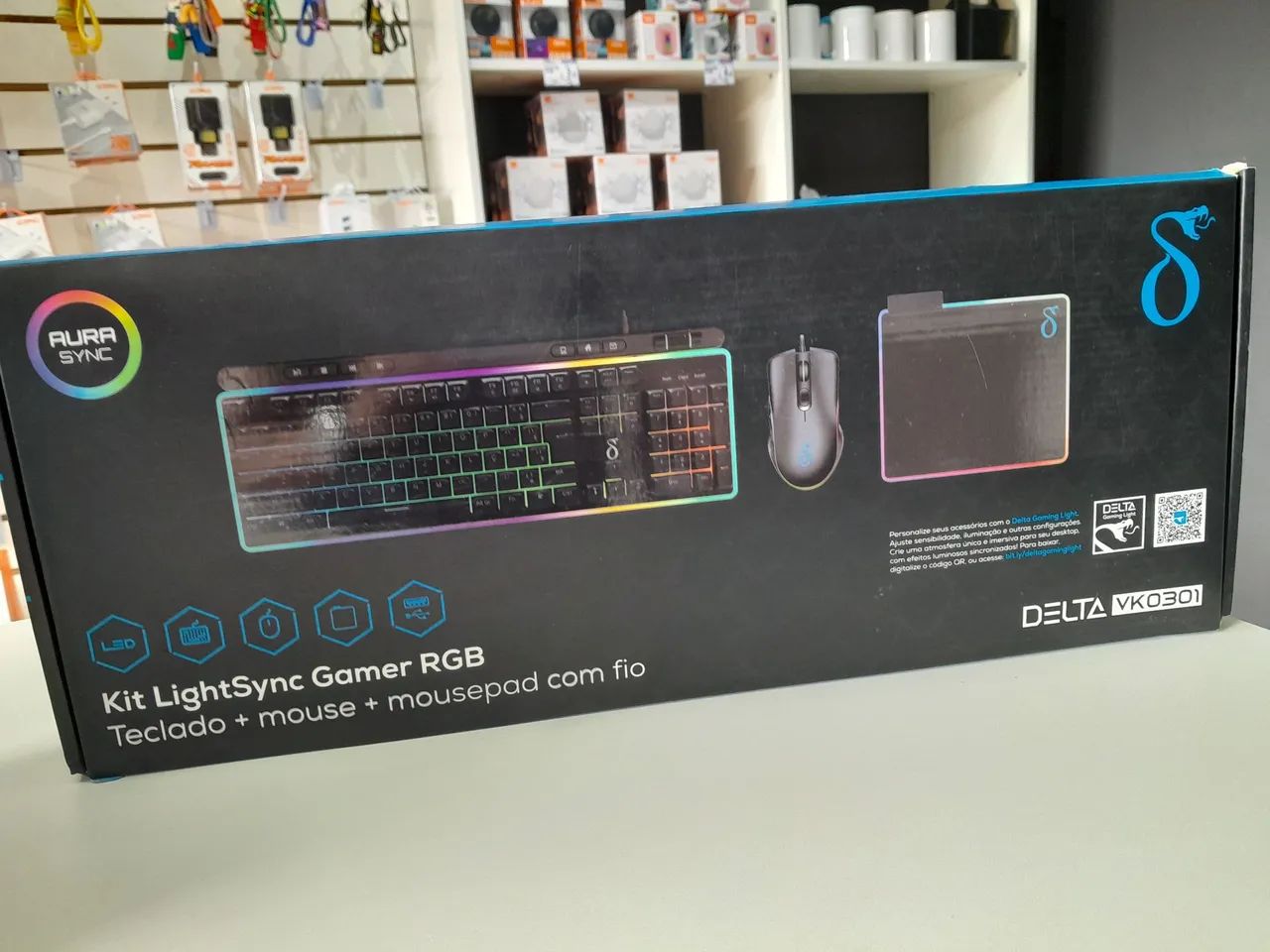 Kit gamer teclado mouse mousepad e headset gamer  - Foto 2