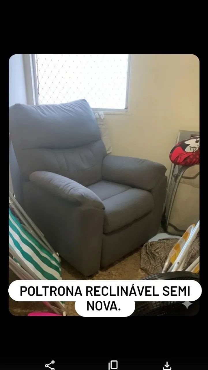 Poltrona do papai reclinável 