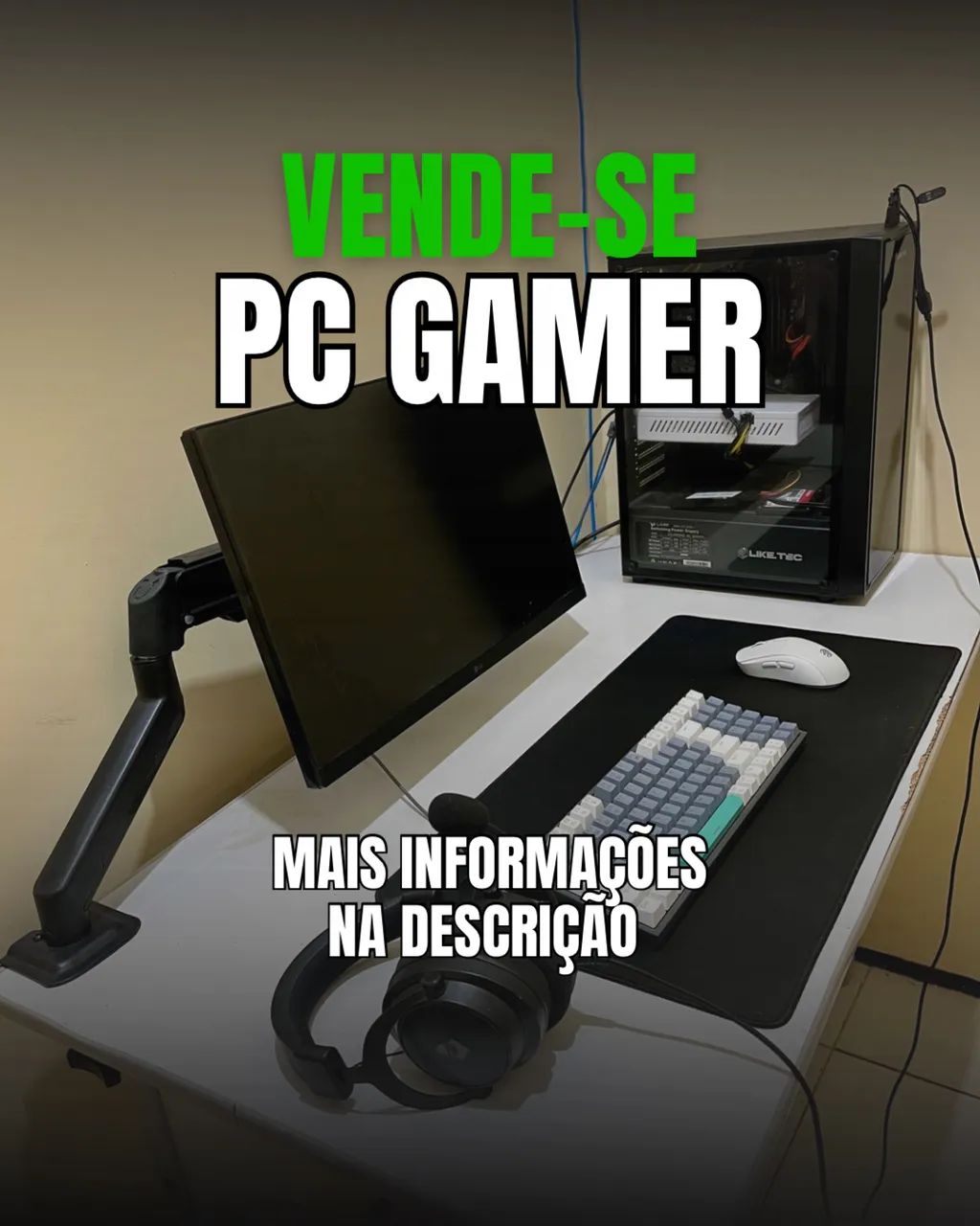 PC Gamer - Excelente estado, pronto para usar!