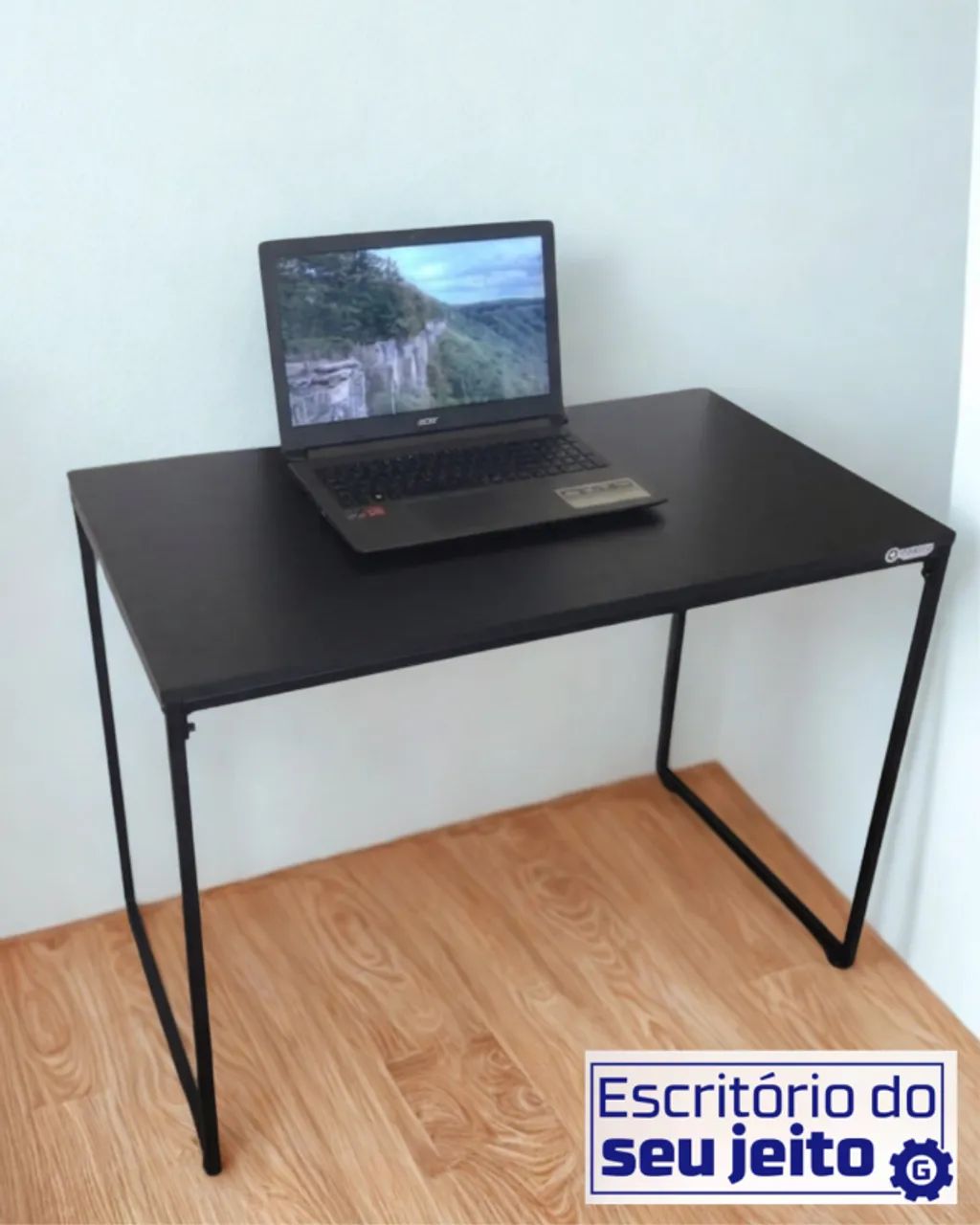 Birô Industrial NOVA Mesa Multiuso para Notebook Computador de Estudo Escritório Office - Foto 2