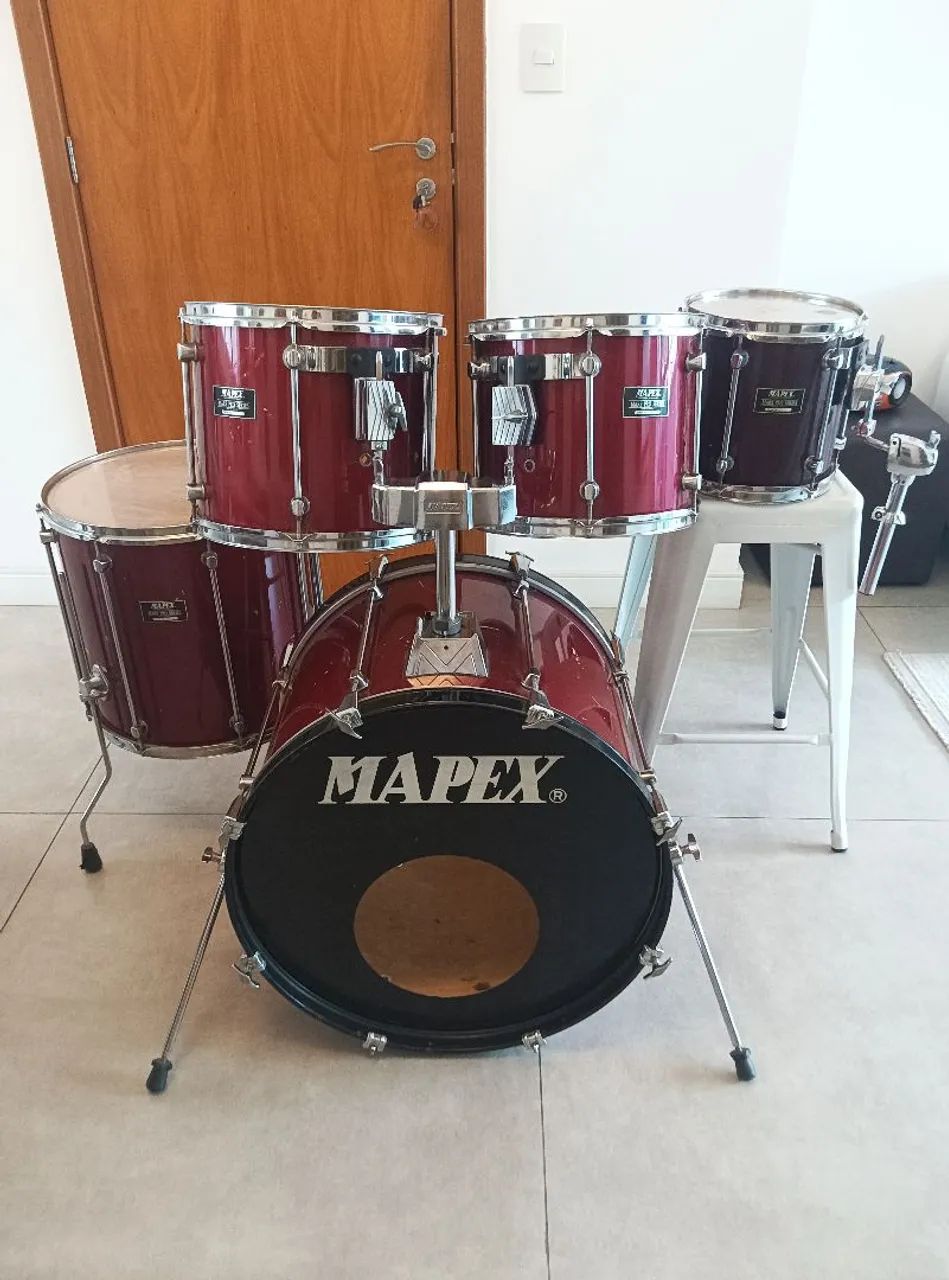 ## Shell pack de bateria Mapex Mars Pro 10,12,13,16,22, top, anos 90, oportunidade única!!
