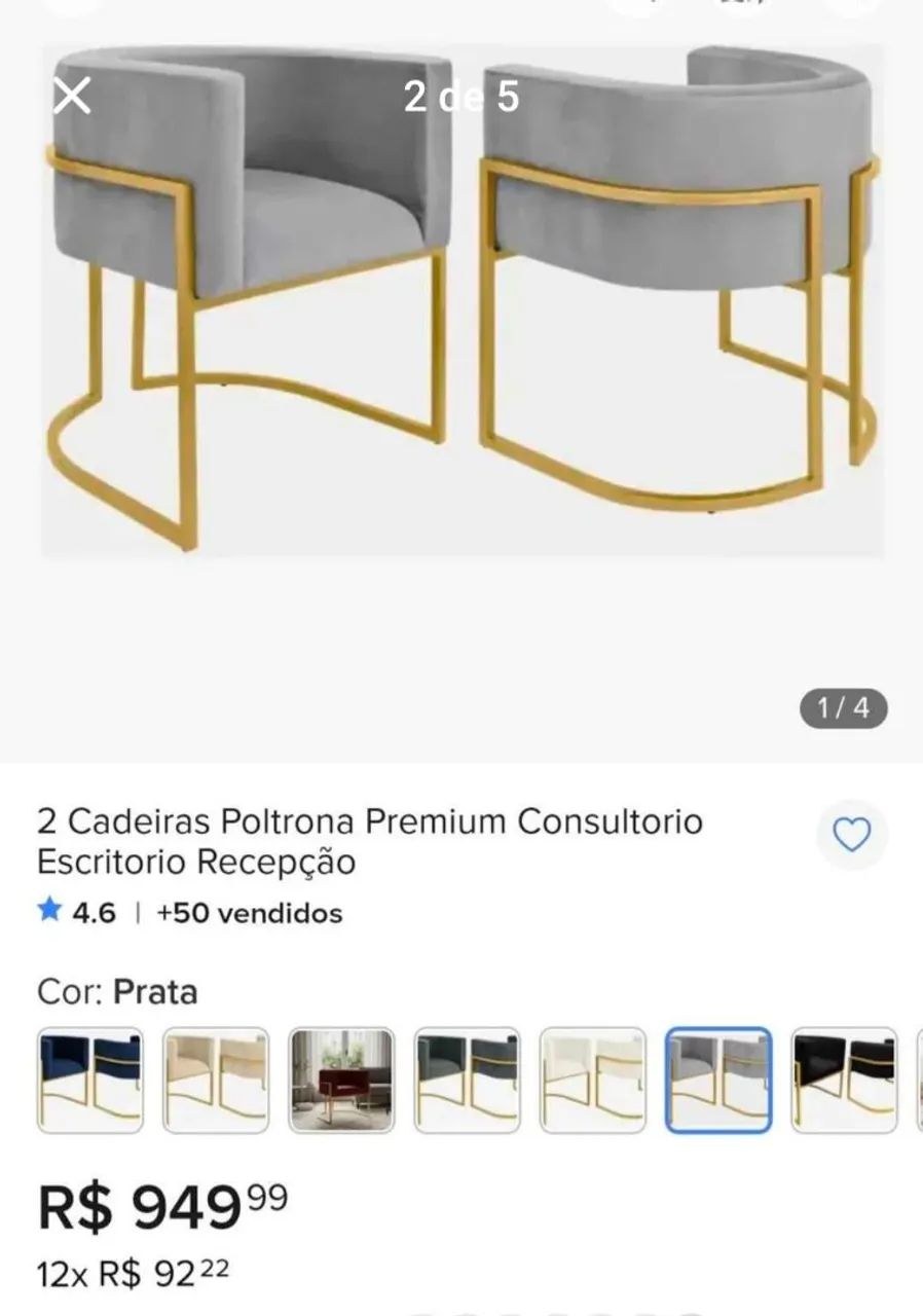 Poltrona luxo  - Foto 2