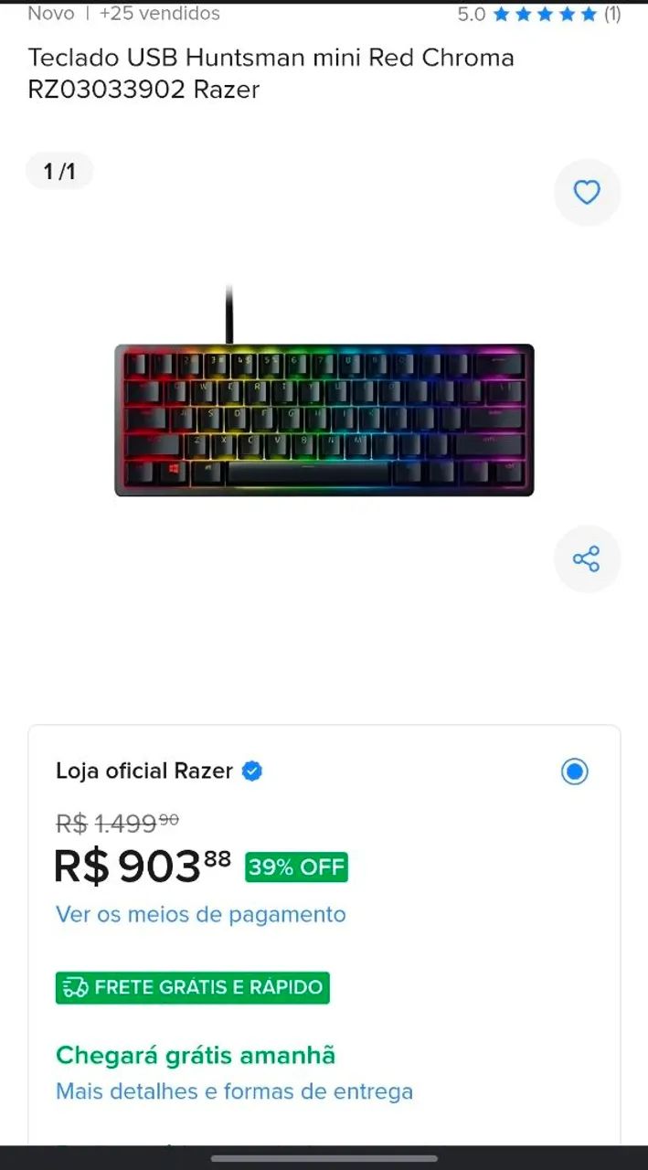 Razer Hunstman v2