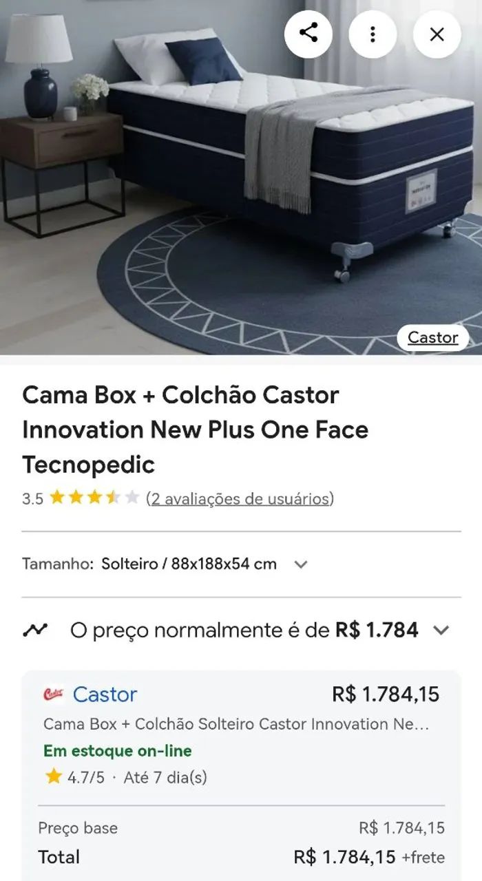 Cama box Innovation Tecnopedic Castor - Foto 3