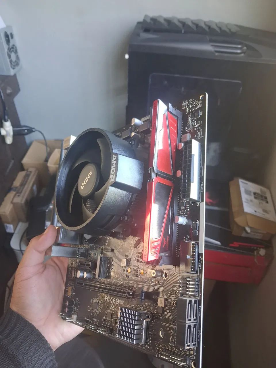 Placa mae processador e memoria ram  - Foto 2