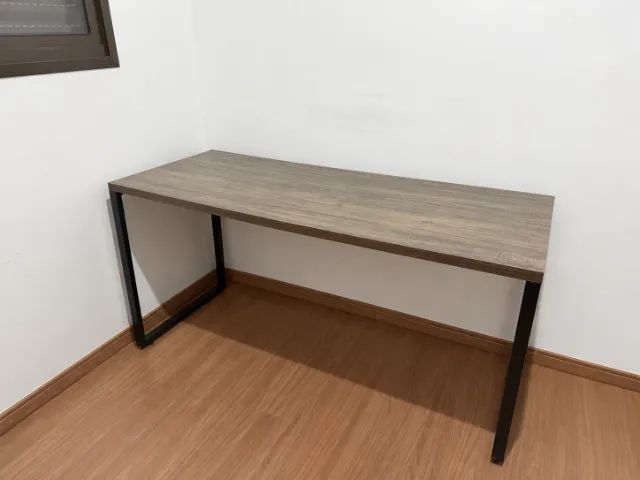 Mesa Office - Carvalho Dark / Est.Preta
