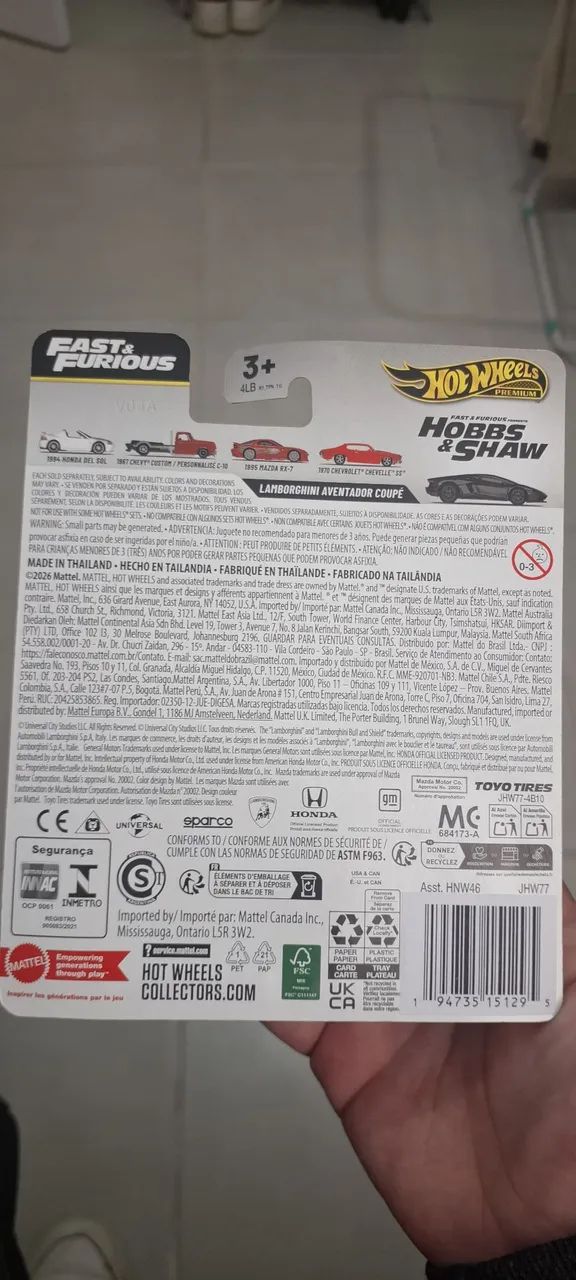 LAMBORGHINI VELOZES E FURIOSOS HOT WHEELS - Foto 2