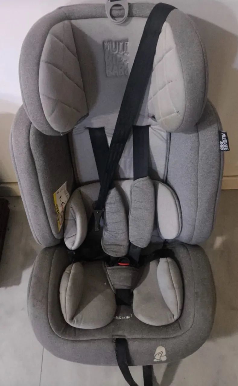 Cadeira para carro multikids baby cinza