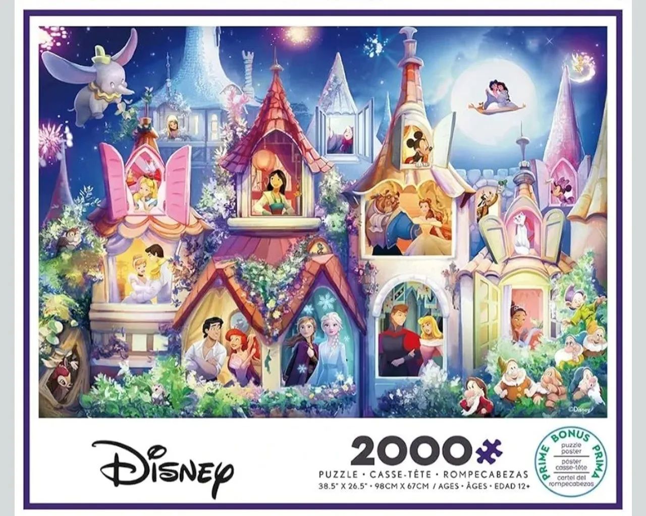 Quebra-cabeça Princesas Disney, 2000 peças - Foto 2
