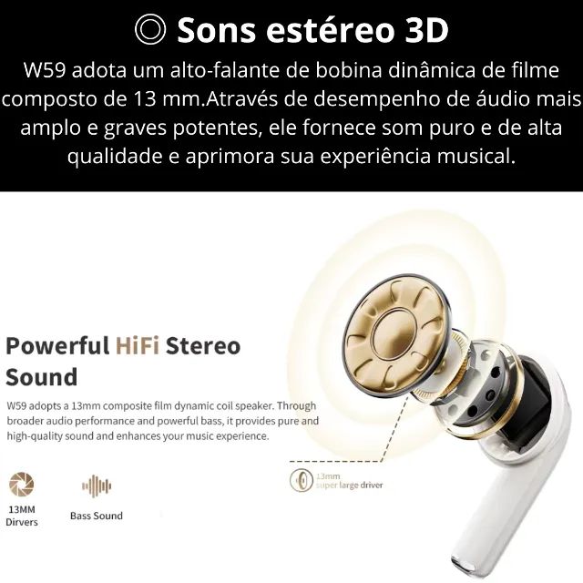 Fone bluetooth Sansuy com função de tradução - Foto 3