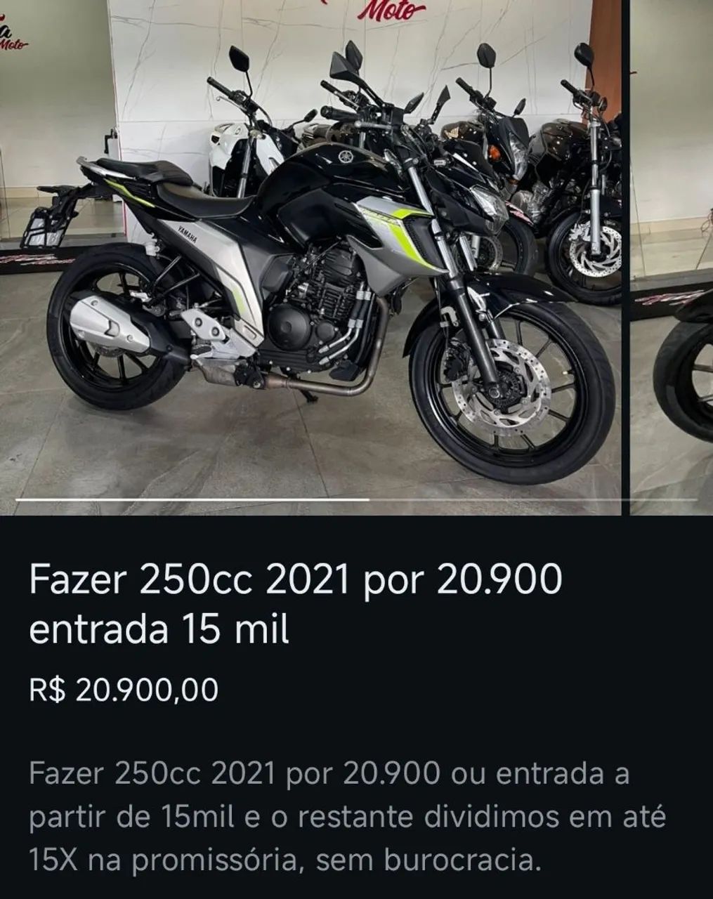 Motos com entrada+promissórias, vários modelos  - Foto 2