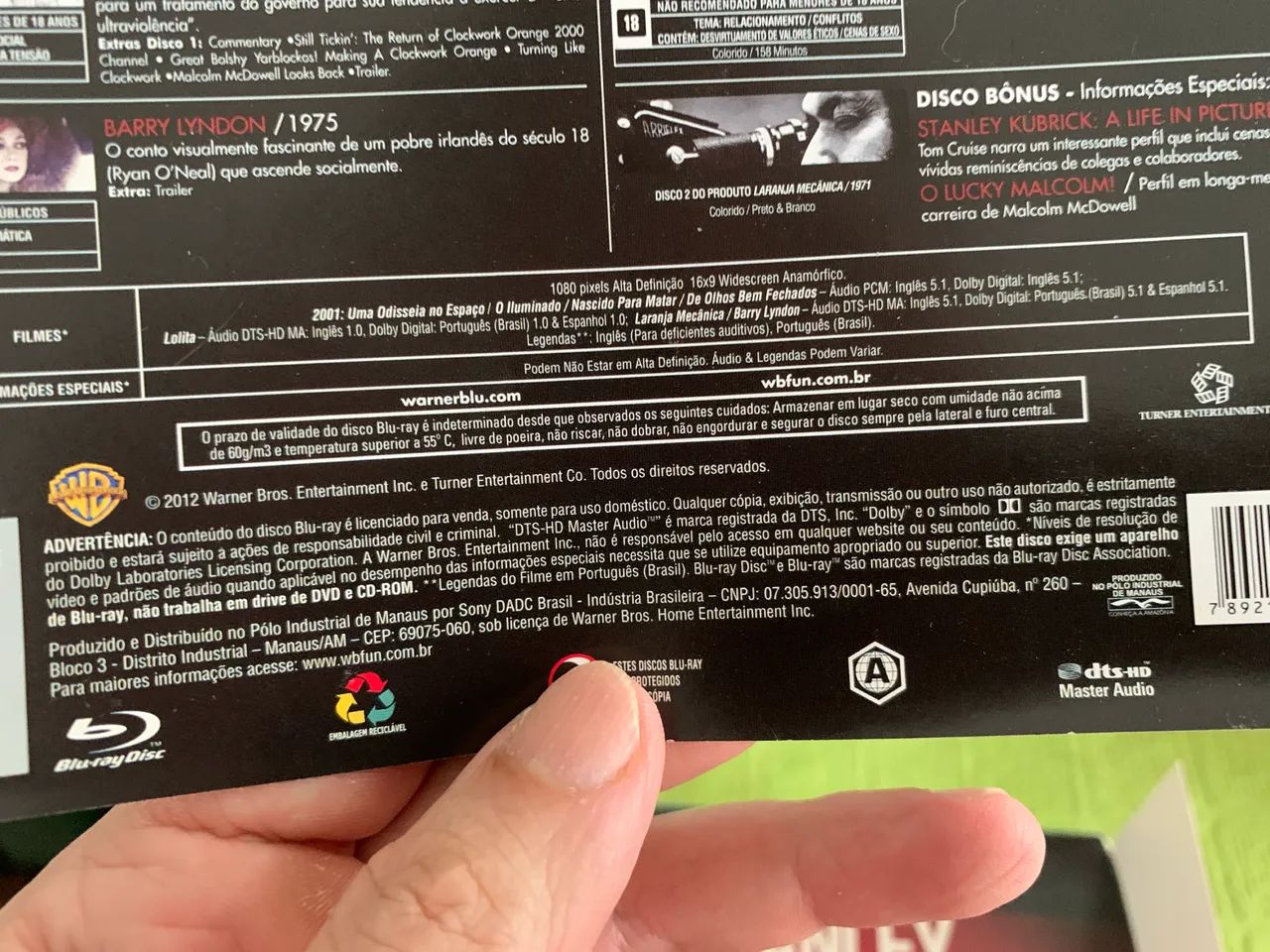 Blu-ray Kubrick 8 discos Coleção Um Diretor Visionário Edição Nacional  - Foto 4
