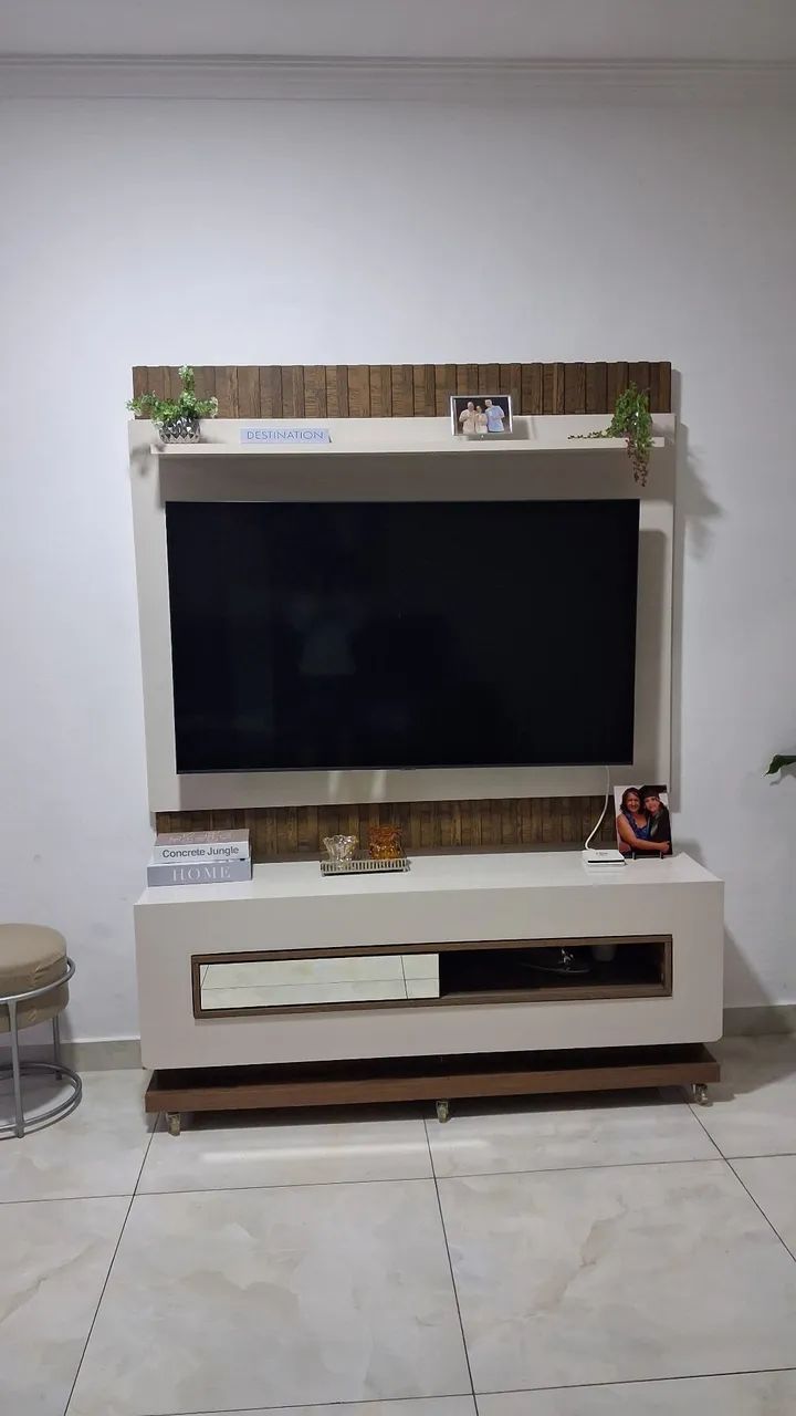 Rack com painel 