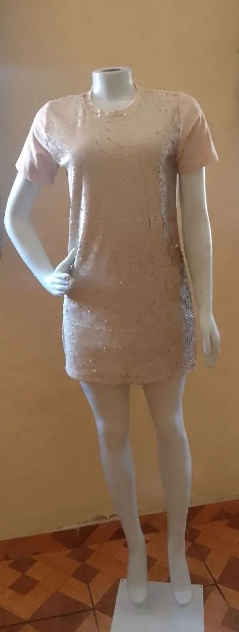 Vestido com lantejoula - Foto 2