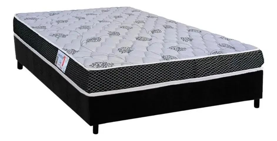 Colchão Casal D20 + Base Box Casal
