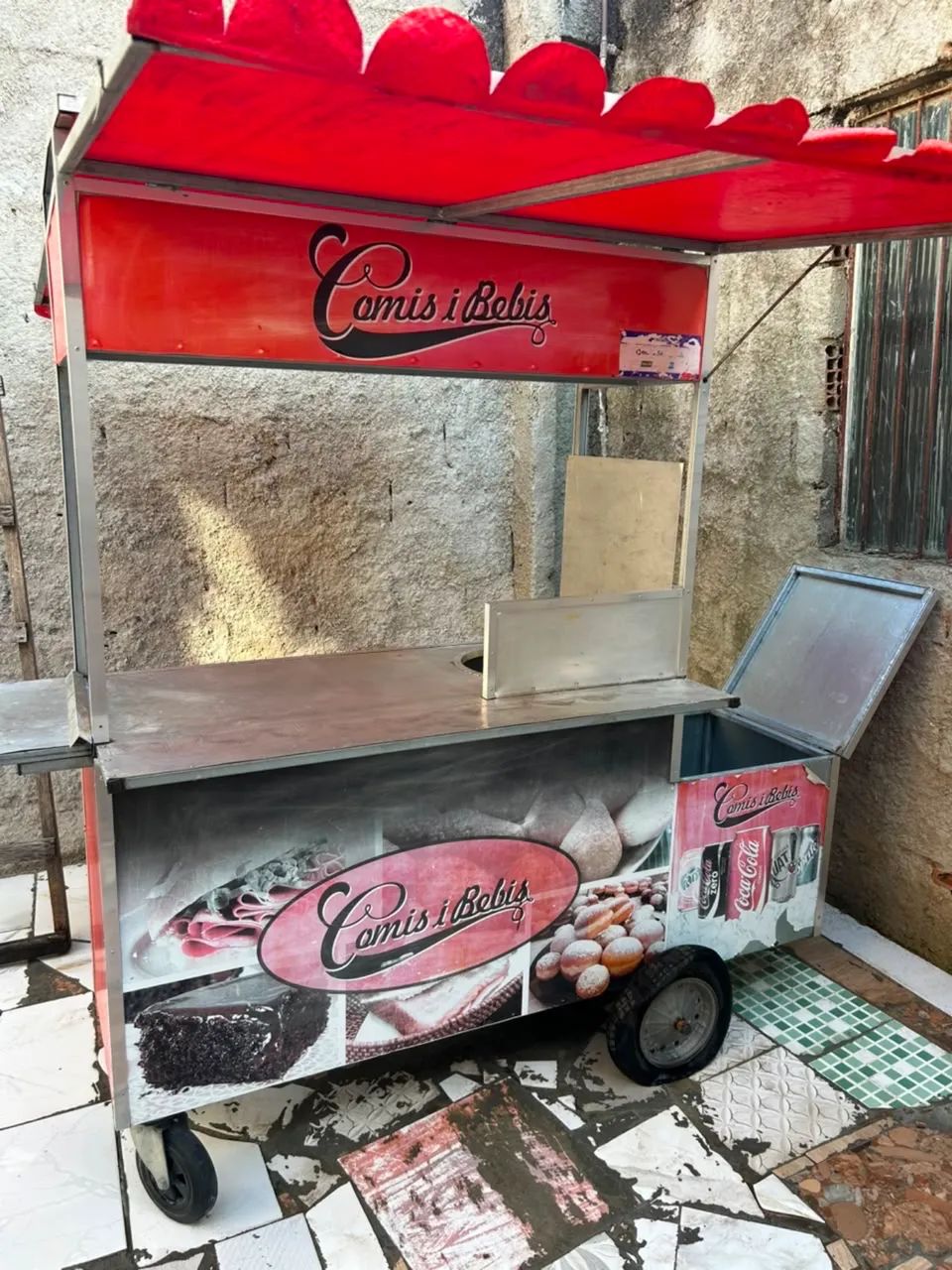Carrinho doce/lanche