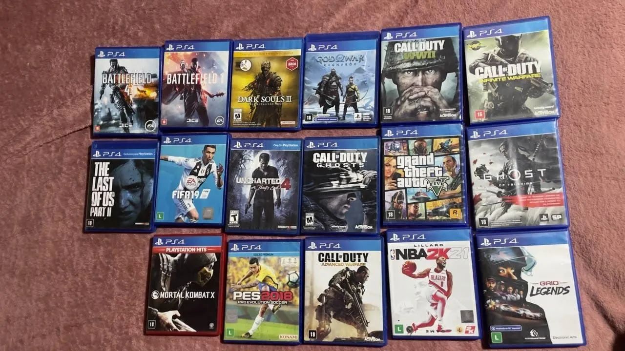 PS4 1 terabyte + 15 jogos - Foto 3