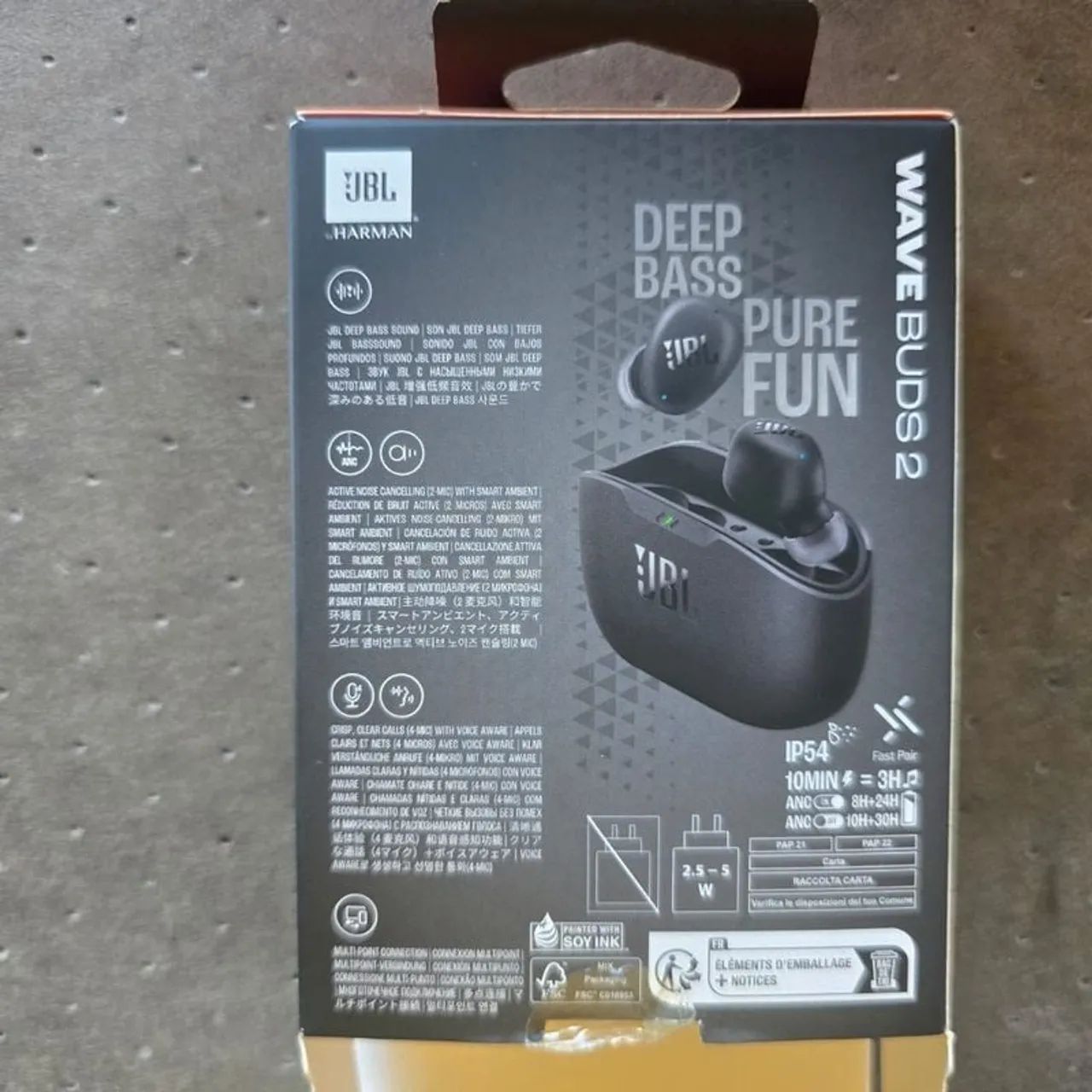 Fone de ouvido sem fio, jbl, bluetooth, wave buds