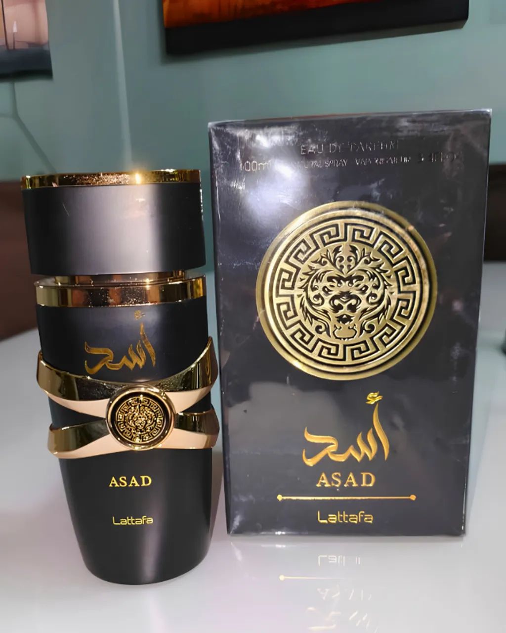 Perfume Asad Lattafa 100ml Eau de Parfum Lacrado Original 