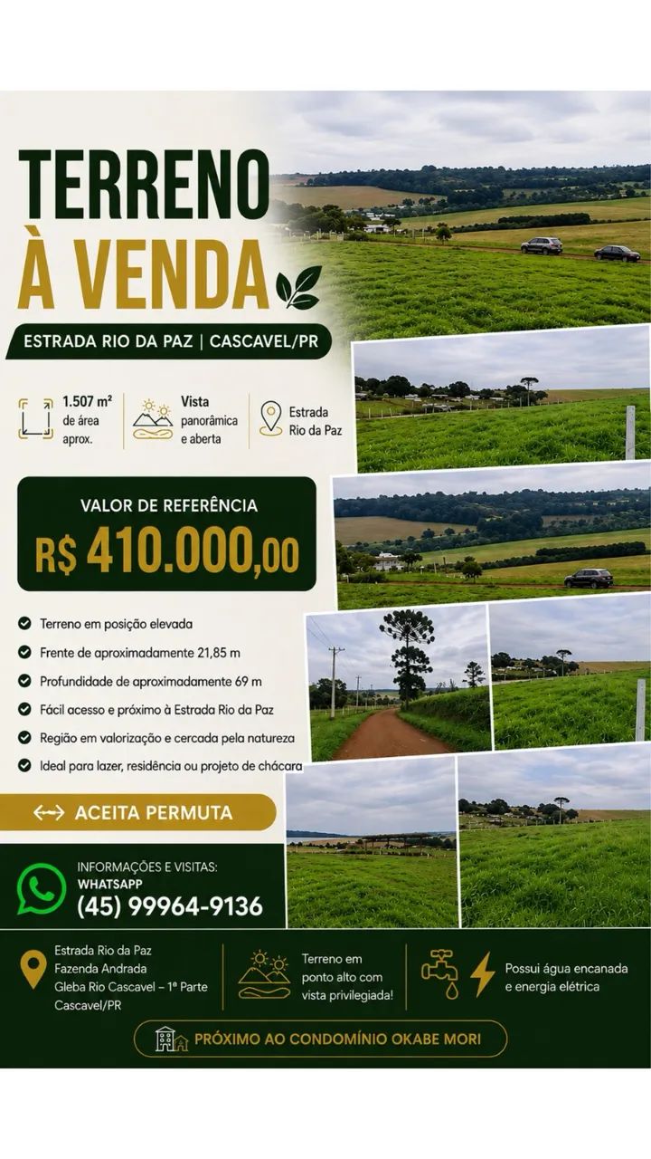 TERRENO - RIO DA PAZ