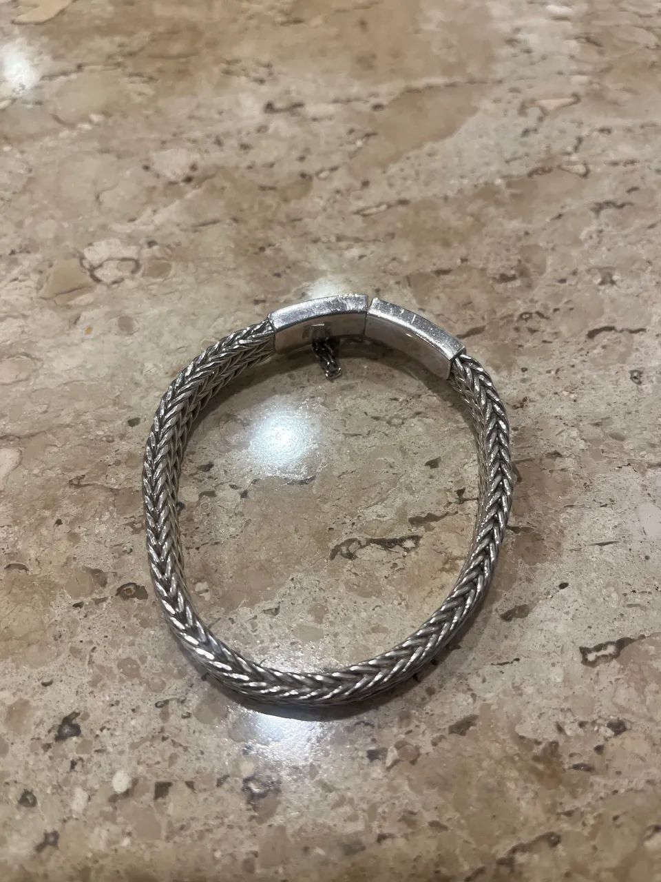 Pulseira prata 925  10 mm de espessura  - Foto 2