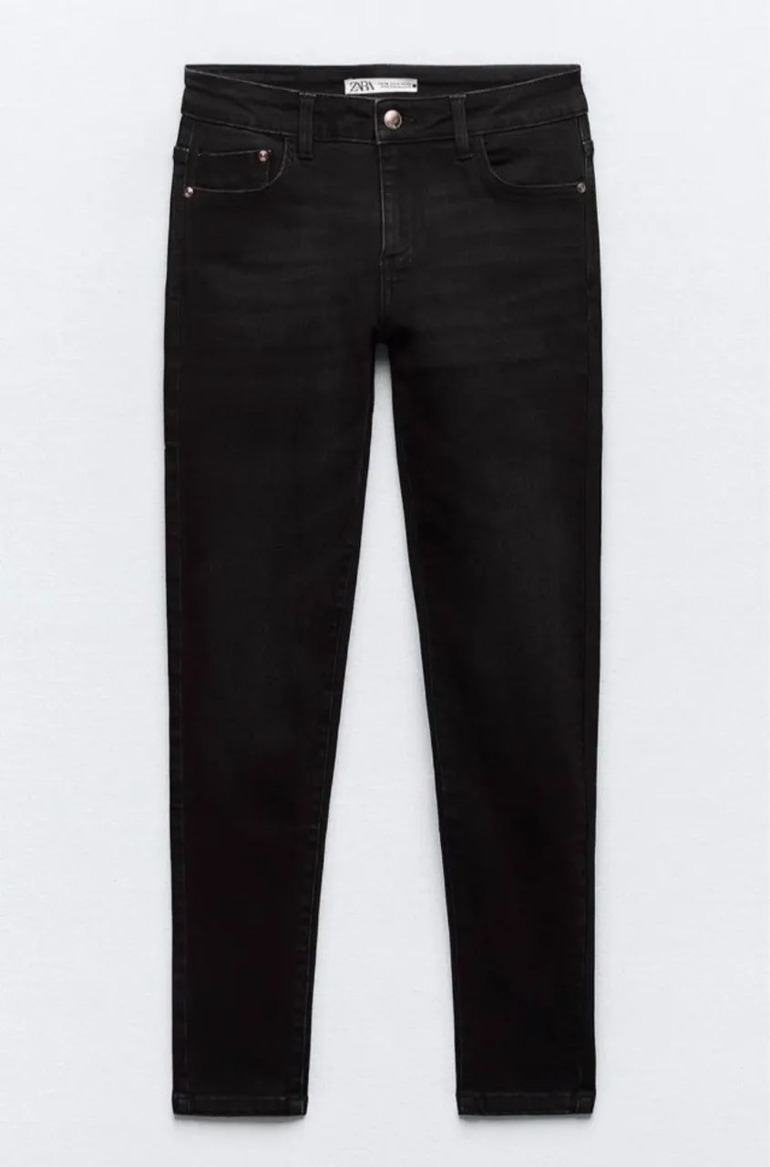calça jeans Zara preta