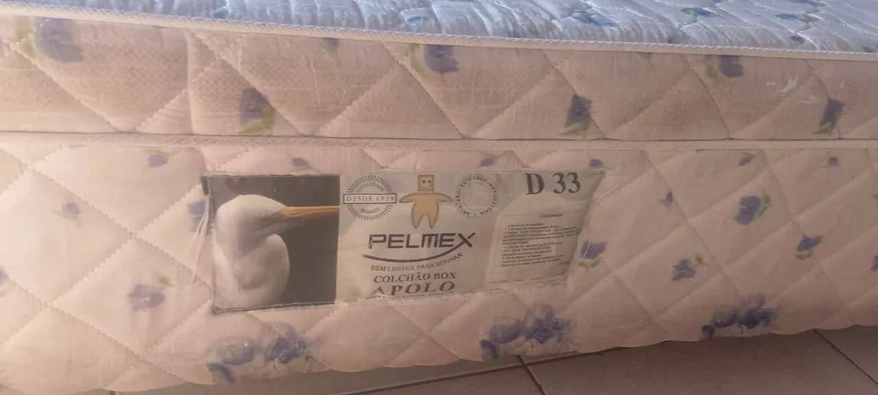 Cama Box Solteiro Espuma Alta - Semi Nova (ENTREGA GRÁTIS) - Foto 2