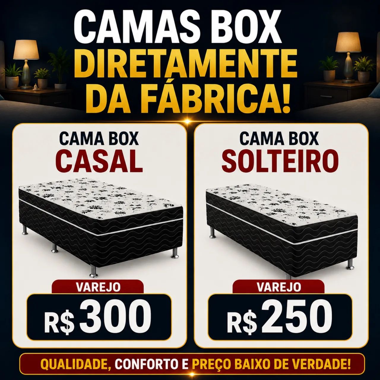 Cama box direto da fábrica  - Foto 2