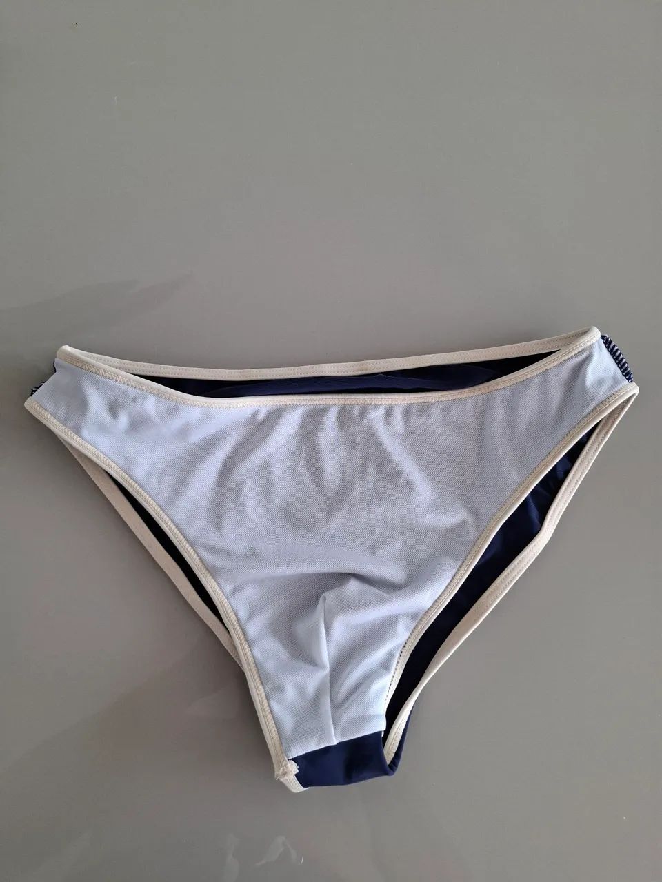 Sunga Asa Delta Cavada Azul com Vies Off White M Nova  - Foto 3