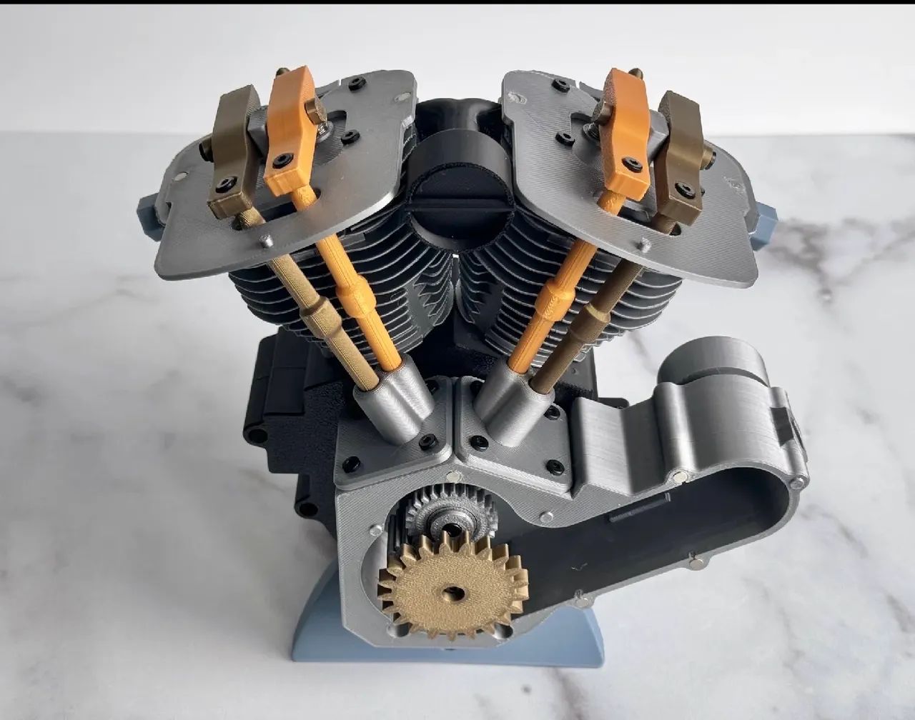 Cartão Quebra Cabeça 3D Motor 