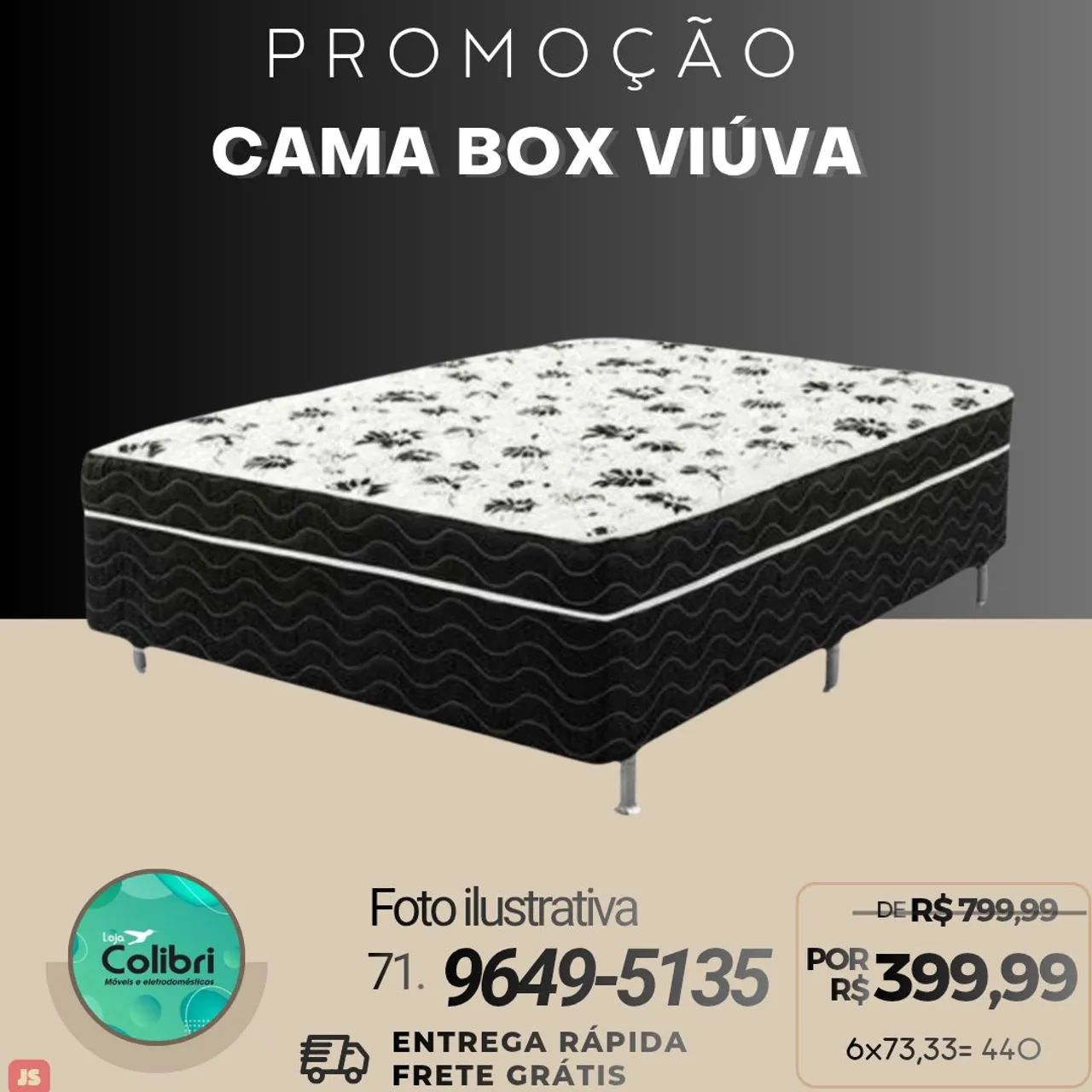 Cama Box Casal 