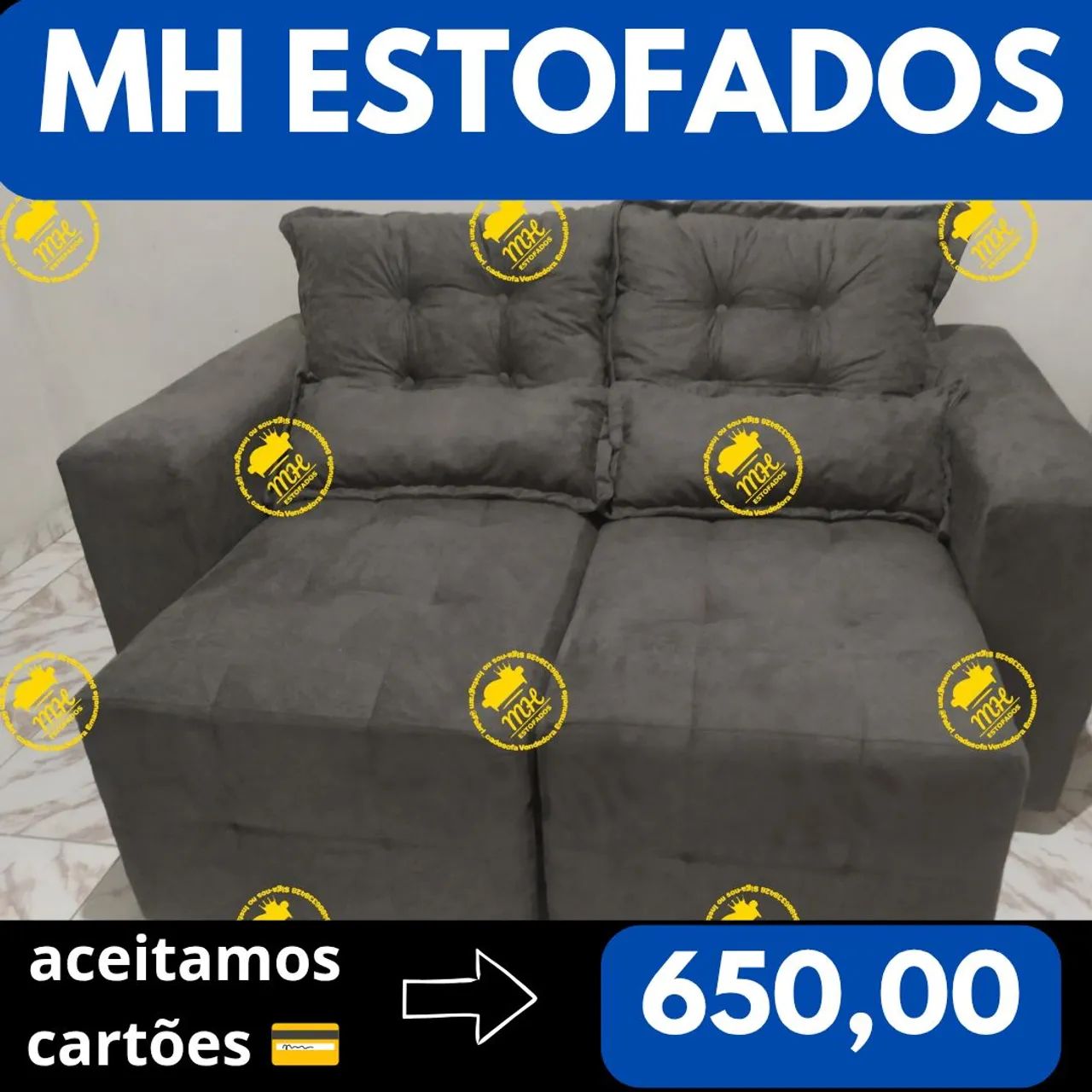 SOFÁS DIRETAMENTE DA FÁBRICA APARTI DE 300,00 - Foto 5