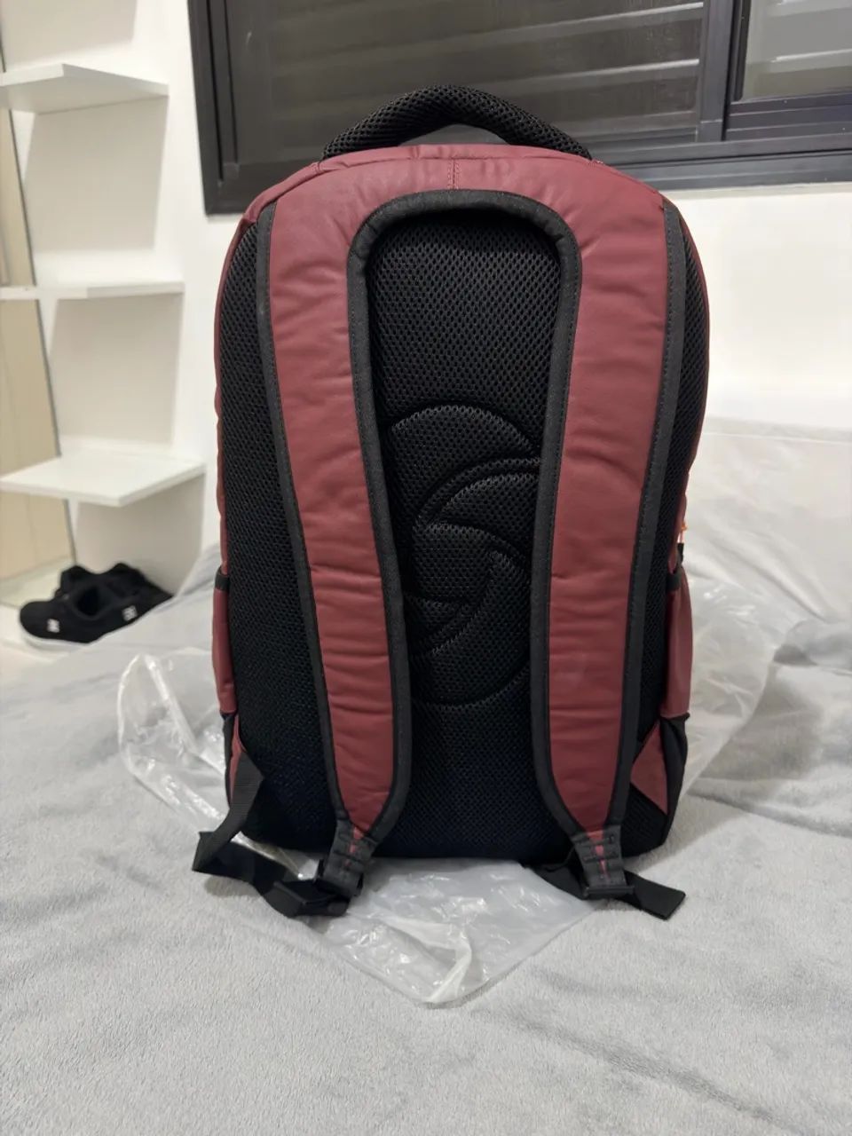 Mochila Samsonite Bordô - Nunca usada  - Foto 2